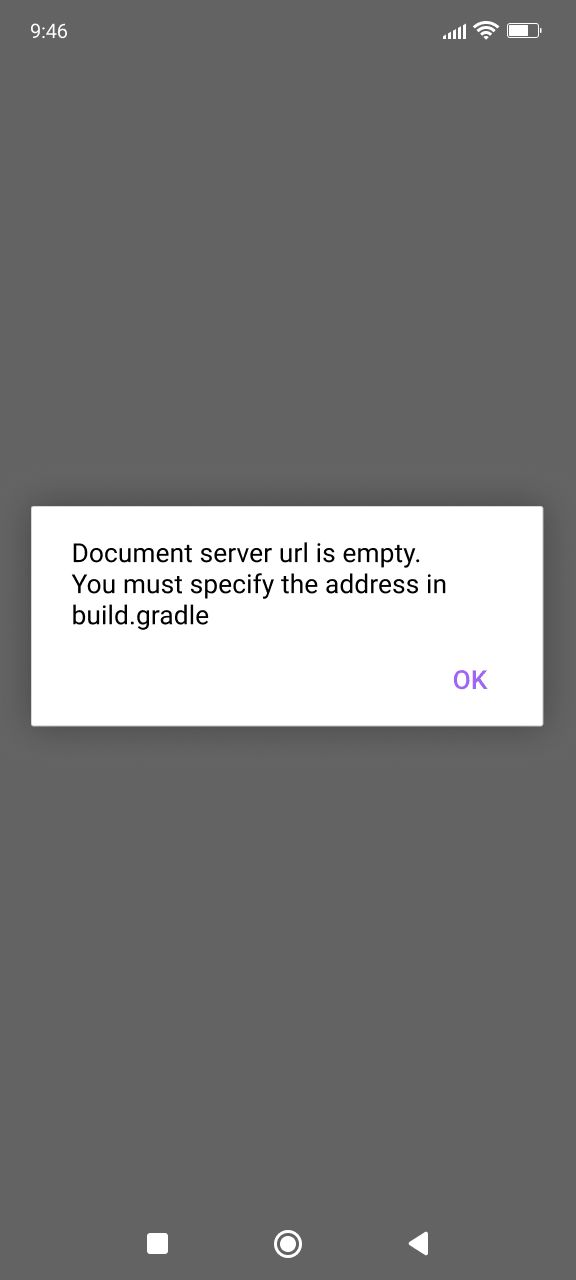 Android error