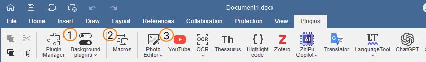 Plugin groups