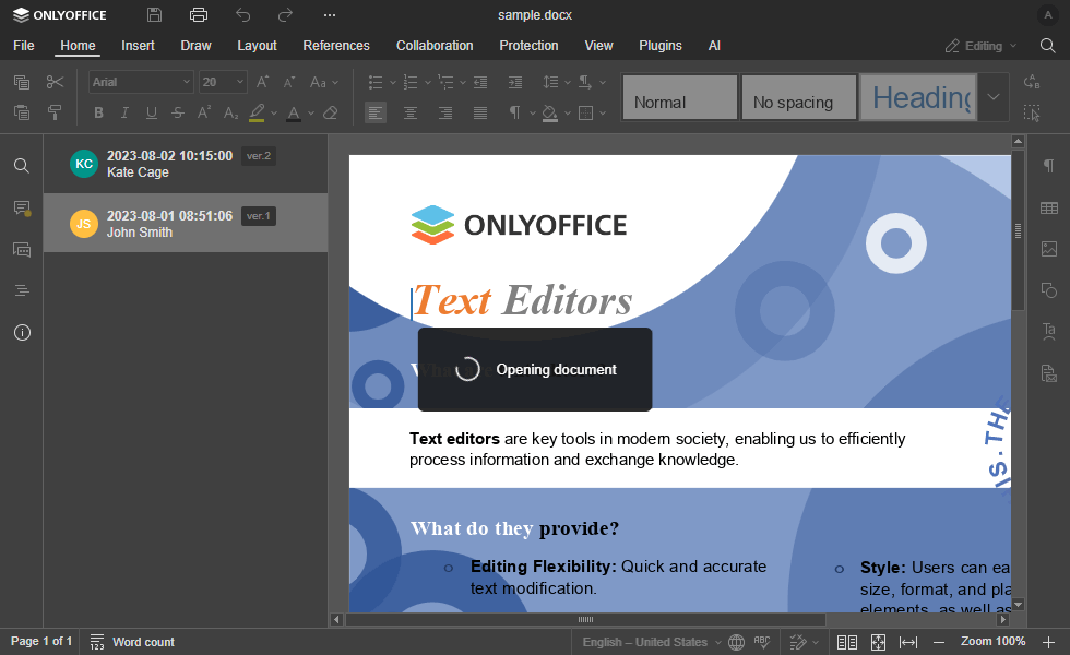 The file version cannot be opened