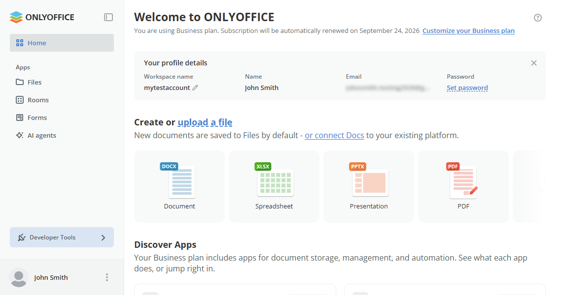 ONLYOFFICE Apps overview