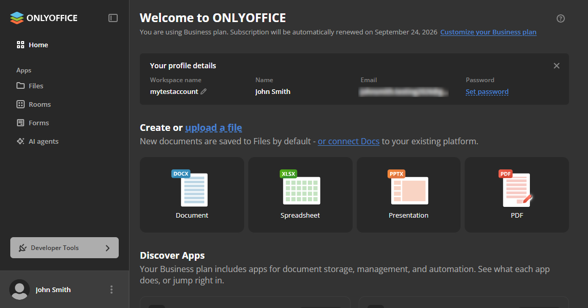 ONLYOFFICE Apps overview