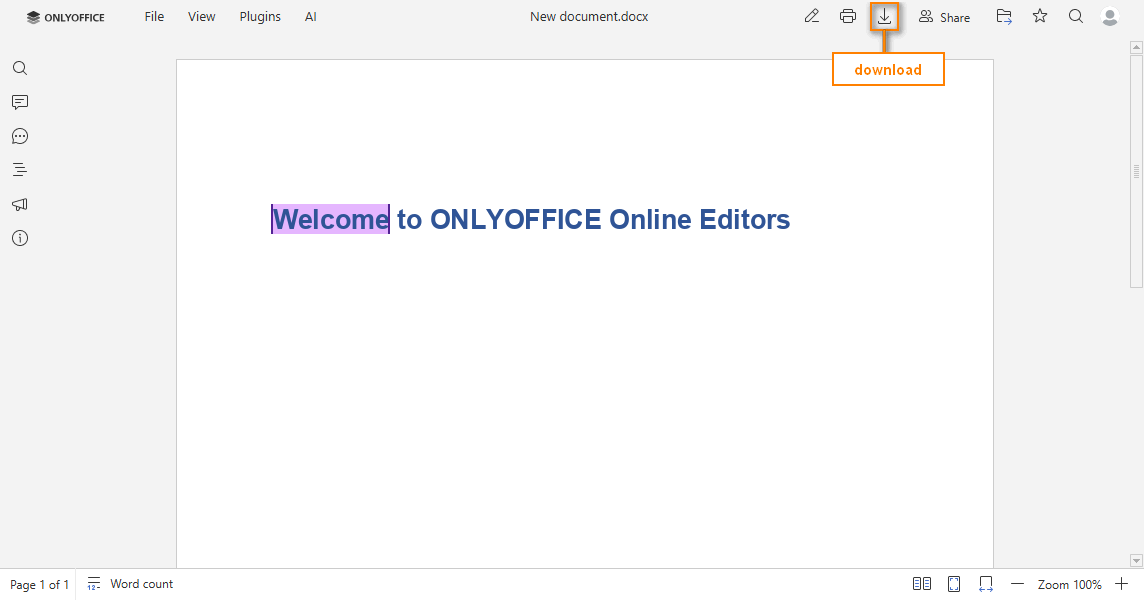 Download document