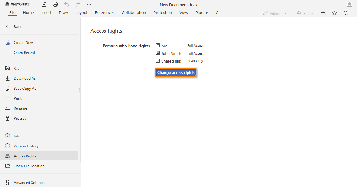 onRequestSharingSettings