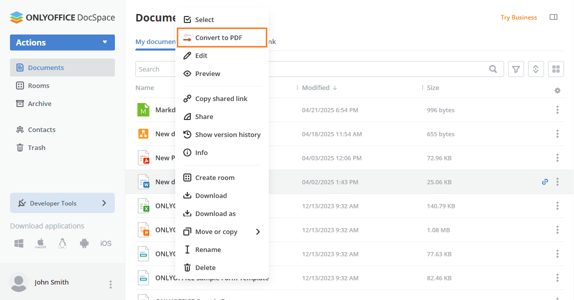 PDF converter