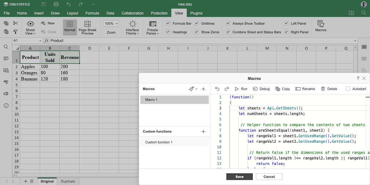 RemoveDuplicateSheet