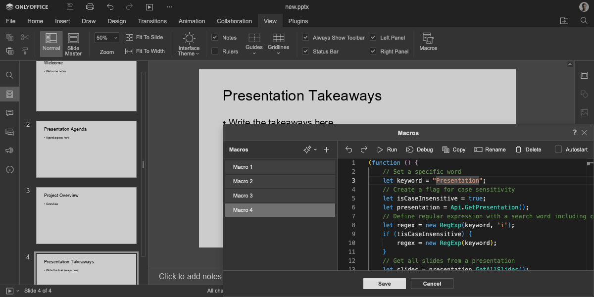 RemoveSlides