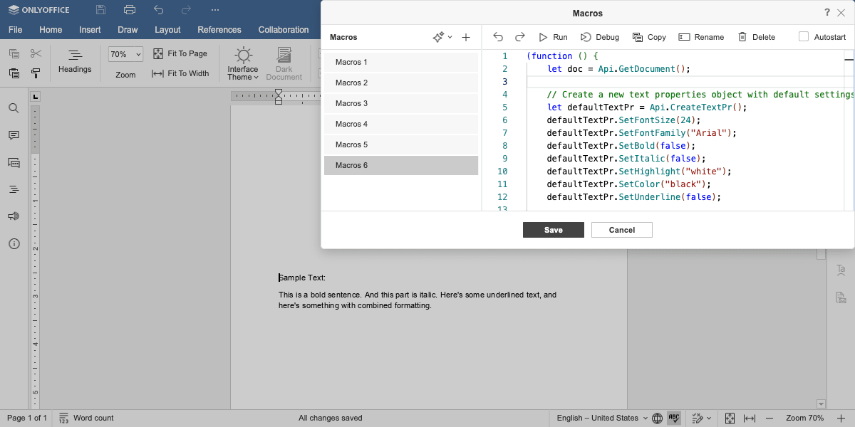 ResetTextProperties