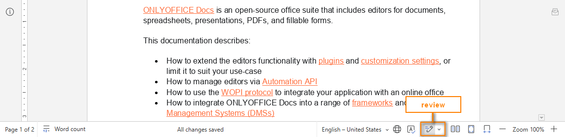 Review document