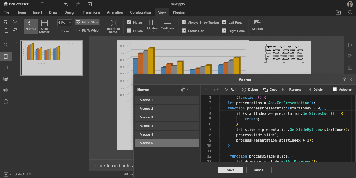 TableToChart