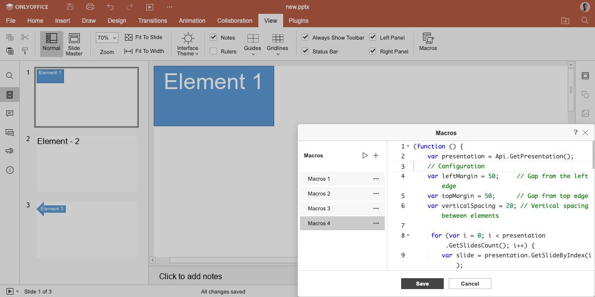ContentAlignmentTool