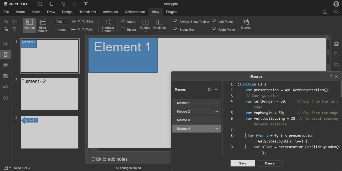 ContentAlignmentTool