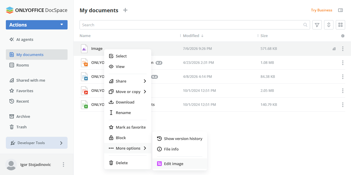 Image editor