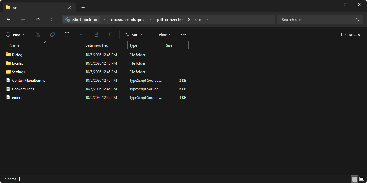 Plugin structure
